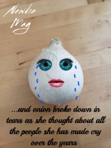 Crying onion