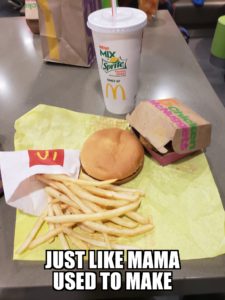 Fast food from mom