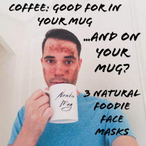 A coffee based face scrub can exfoliate and energize
