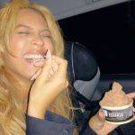 Beyonce eats gelato loving her new diet