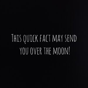 The moon is an oval shape